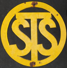 Sign - Sunshine Technical School Logo Metal Sign, middle 1900s