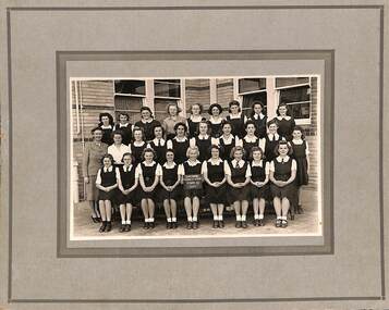 Photograph - Sunshine Technical School 1945 Form 3A Girls Photos, 1945