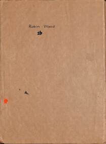 Administrative record - Report Book Sunshine Technical School for Robin Wood 1943 to 1946, 1943 - 1946