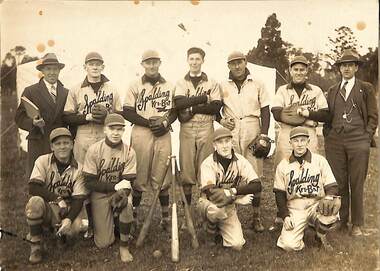 Photograph - Spaldings Baseball Team Photograph, c 1930