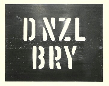 Tool - Dalgety Wool Bale Stencil, 1960s