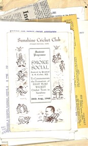 Archive - Sunshine Cricket Club, 1926 - 1993