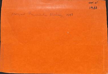 Archive - Aboriginal Reconciliation Meeting 1997