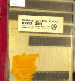 Negative - Sunshine Technical School Negatives 1981, 1981