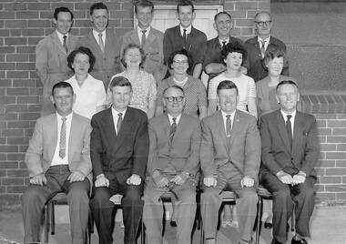 Photograph - Sunshine Advocate Staff, Original photograph 1961