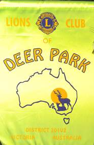 Memorabilia - Deer Park Lions Club Pennant