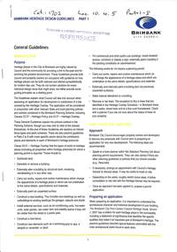 Document - Brimbank City Council Heritage Design Guidelines, Brimbank City Council, C 2009 or later
