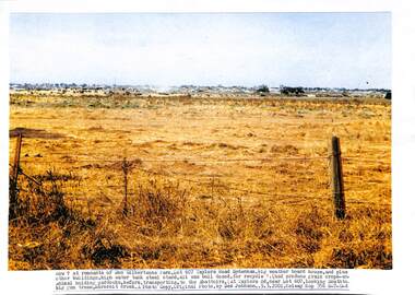 Photograph - Remnants of Don Gilbertsons holding, Johnson Des, 2001