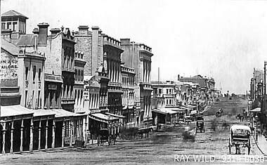 Photograph - Bourke St Melbourne Photograph, c.1900