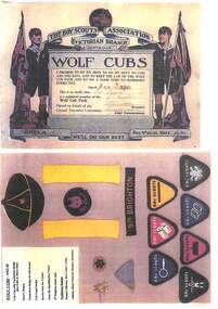 Certificate - Ian Teague cub and scout memorabilia, 1940s - 1952