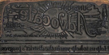 Functional object - The Advocate Sunshine Metal Stamp, c. 1920 - 1950s