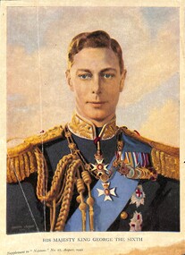 Drawing - His Majesty King George VI
