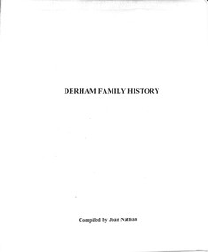 Archive - Derham Family History