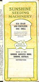 Manual - H.V. McKay Massey Harris And Massey Harris Farm Implement Manuals