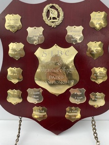 Award - Sunshine City Ladies Bowling Club M. (Lorry) Lorenz Perpetual Trophy Pairs Championships