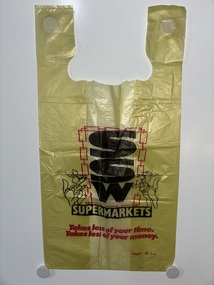 Ephemera - SSW Supermarket Shopping Bags, C1950's - 1960's