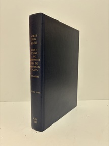 Book - Voice from Below; Family, School & Community on the Braybrook Plains 1854 - 1892, Olwen Ford, 1983