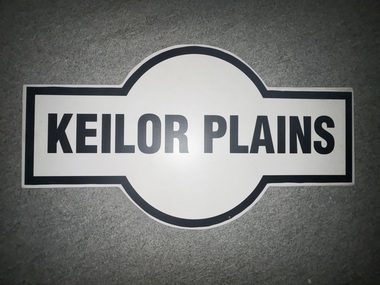 Sign - Keilor Plains Railway Station Sign, 2001