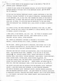 Document - Sunshine Ladies Benevolent Society