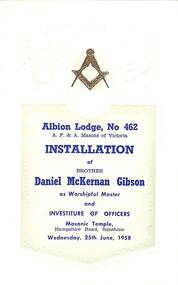 Archive - Albion Masonic Lodge No 462