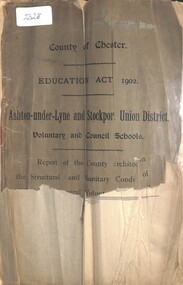Document - County of Chester Education Act 1902, 1902