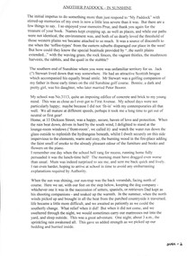 Letter - Another Paddock In Sunshine By Rev. Robert McDonald