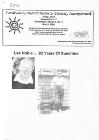 Archive - Les Noble 92 Years of Sunshine, John Willaton