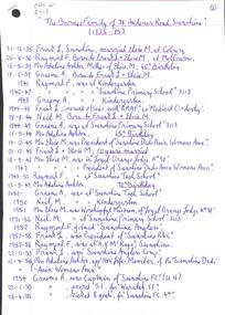 Journal - Ray Barnes Dairy - The Barnes Family of 78 Anderson Rd Sunshine 1935 - 1985, Raymond F. Barnes, 1985