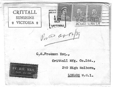 Archive - Crittall Sunshine Envelope