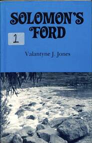 Book - Solomon's Ford, Valantyne J. Jones, 1983