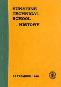 Book - Sunshine Technical School - History September 1980