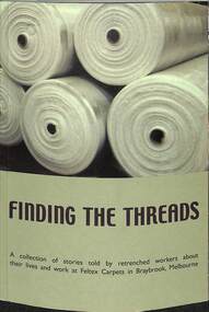 Book - Finding The Threads, Tricia Bowen, 2006