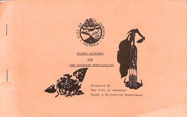 Book - Plants Suitable for The Sunshine Municipality, The City of Sunshine