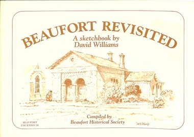 Book - Beaufort Revisited A Sketchbook by David Williams, Beaufort Historical Society, 1990