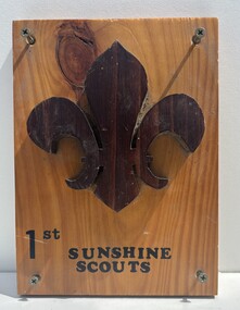 Award - 1st Sunshine Wooden Plaque, 1995