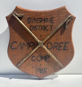 Award - Sunshine District Camp OREE Comp 1965 Shield, 1965