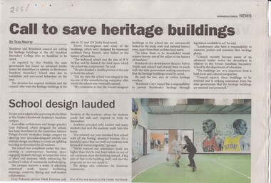 Archive - Sunshine Technical School Heritage