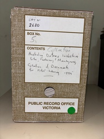Archive - Australian Defence Industrial Site Footscray & Maribyrnong
