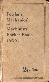 Manual - Bannerman Collection - Machinary, Engineering Notebooks & Reference Books