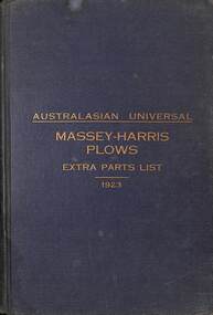 Manual - Bannerman Collection - Massey Harris Service Manuals