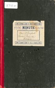 Administrative record - Ladies' Benevolent Society Collection