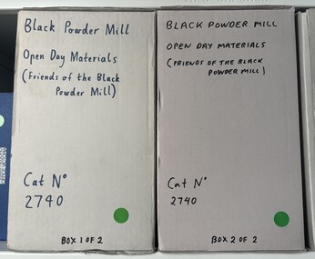 Archive - Black Powder Mill Open Day Materials (Friends of the Black Powder Mill)