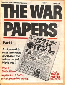Newspaper - The War Papers, 1976 - 1978