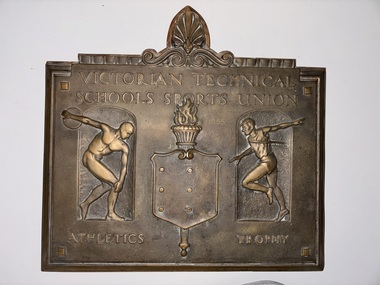 Award - Victorian Technical Schools Sports 1954 1955 Athletics Trophy, 1955