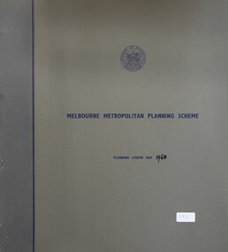 Map - Melbourne Metropolitan Planning Scheme 1968 Map, Melbourne and Metropolitan Board of Works, 1968