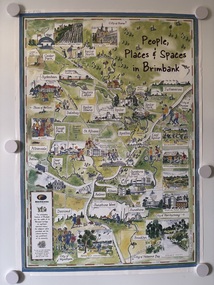 Poster - People, Places And Spaces In Brimbank poster, Bettina Guthridge, 1988