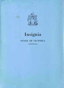 Booklet - Insignia State of Victoria Australia Faunal & Floral Emblems