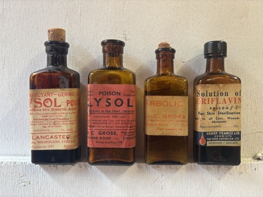Functional object - First Aid Wound Treatment Bottles
