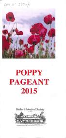 Flyer - Keilor Historical Society Poppy Pageant 2015