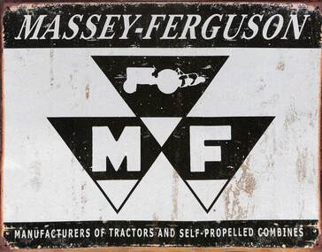 Sign - Massey Ferguson Gate Sign